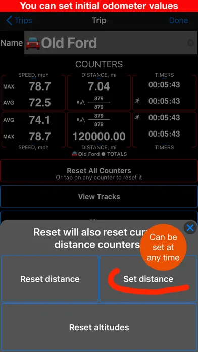 ภาพหน้าจอของ Speedometer 55 GPS Speed & HUD