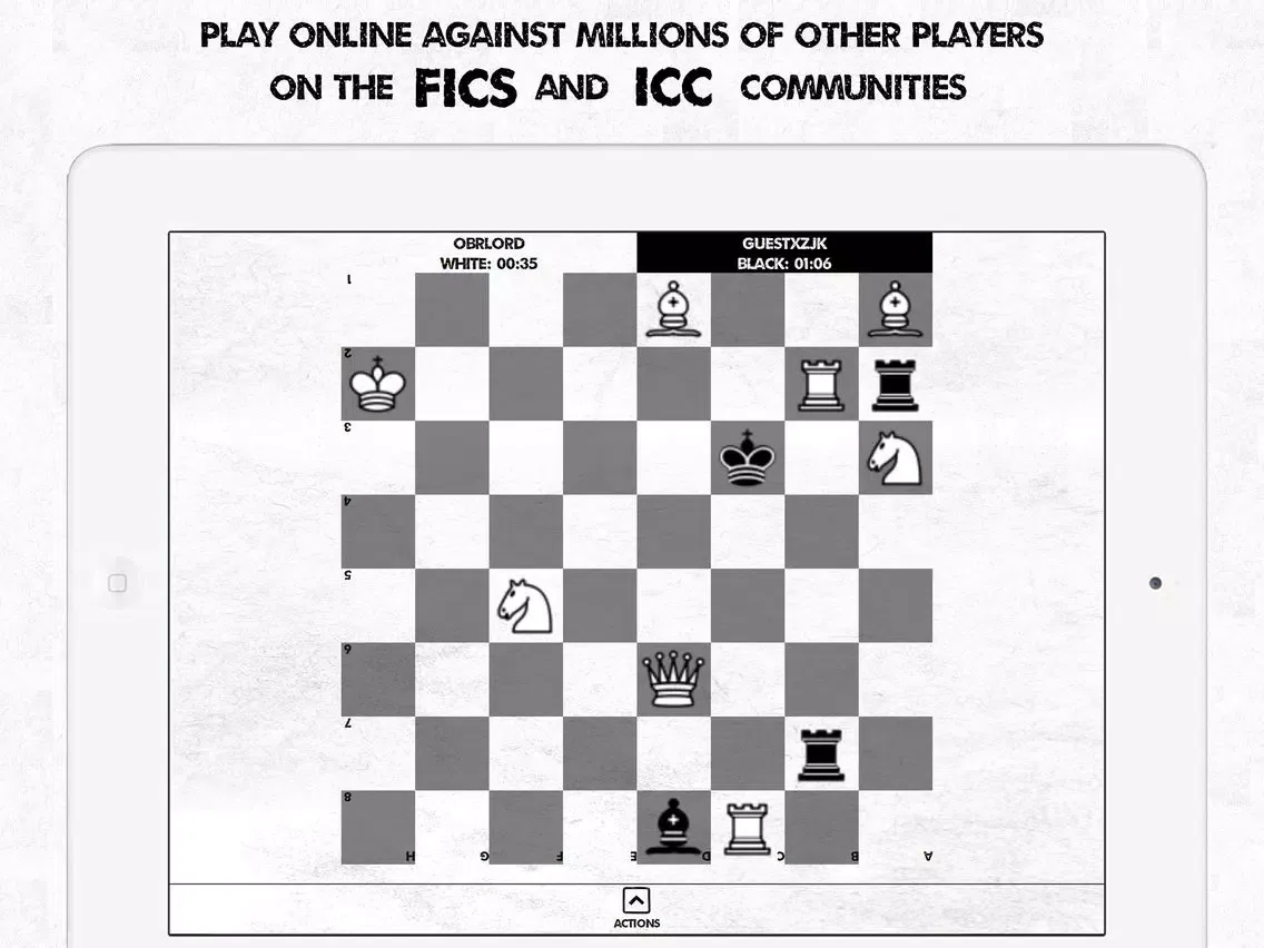 Capturas de pantalla de Noir Chess Free Trainer with ICC and FICS Client iPad 