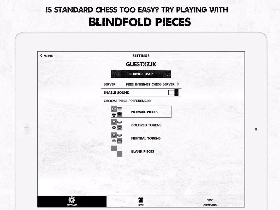 Capturas de pantalla de Noir Chess Free Trainer with ICC and FICS Client iPad 
