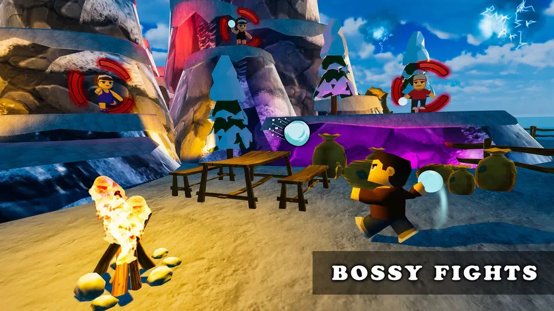 Zrzuty ekranu Hill Station Epic Ball Battle