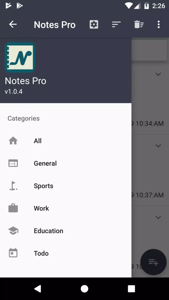 Notes Pro應用截圖