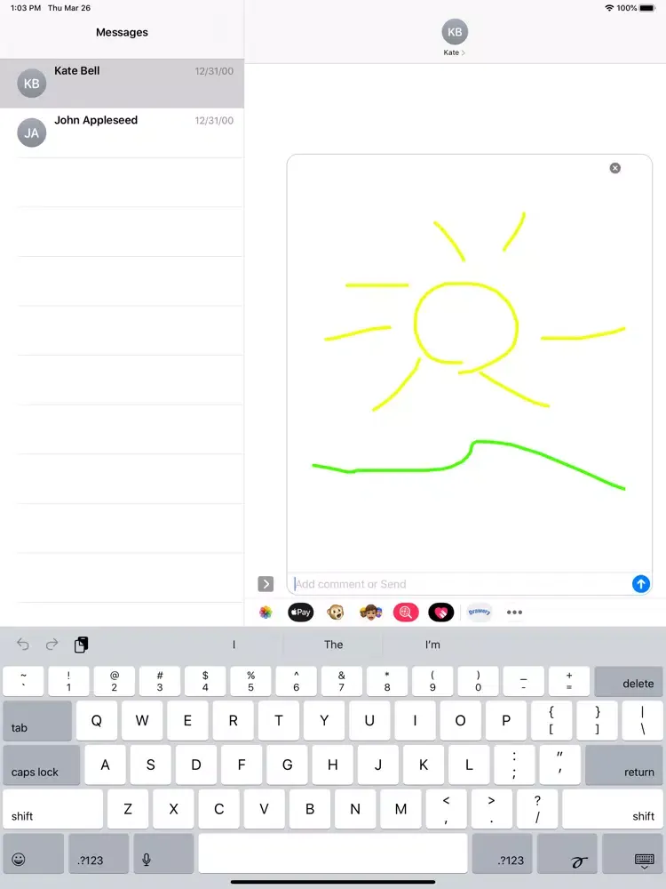 صور Drawery - Send Drawings! iPad