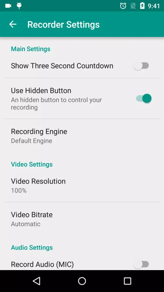 ADV Screen Recorder Screenshots