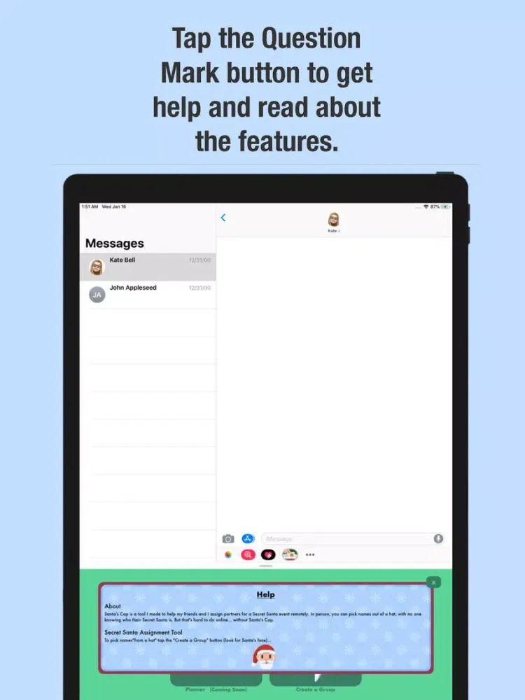 Santa's Cap iPad  سکرین شاٹس