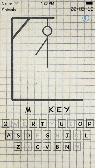 Screenshot di hangman - words game