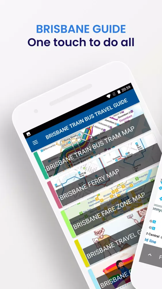 Brisbane Bus Travel Map سکرین شاٹس