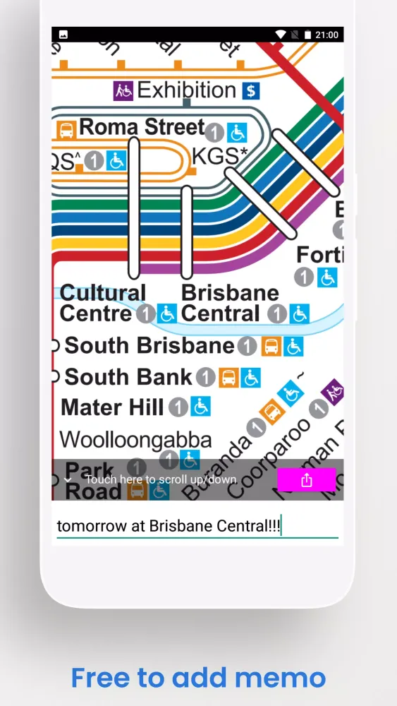 Brisbane Bus Travel Map سکرین شاٹس
