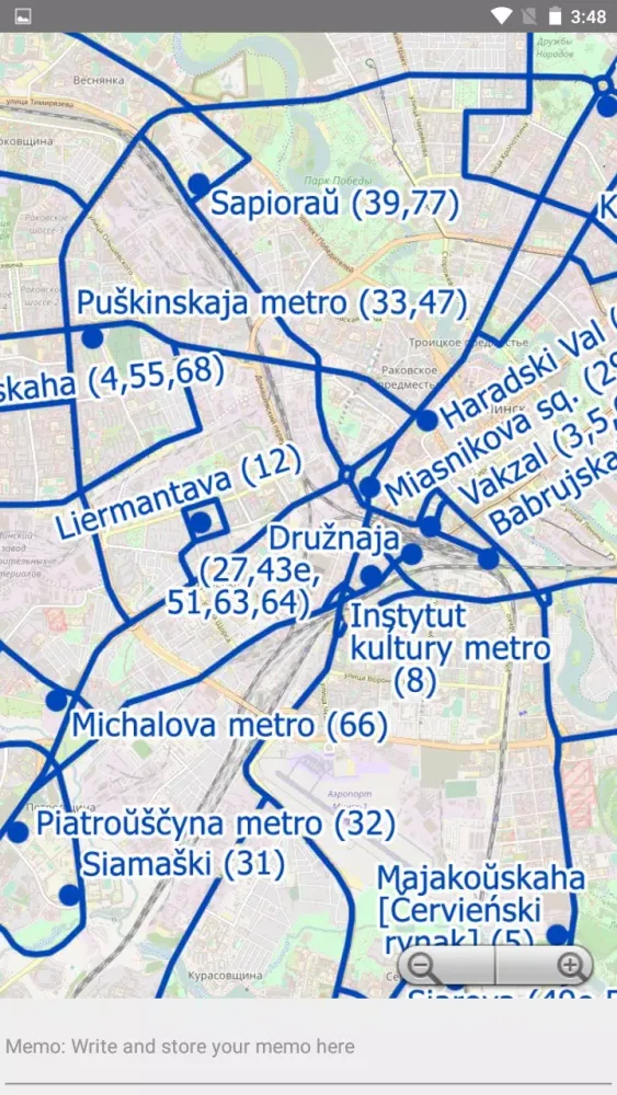 Capturas de tela do MINSK METRO BUS TROLLEYBUS TRA