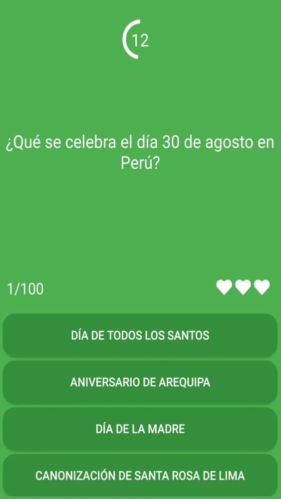 Test: ¿Cuánto sabes de Perú? Screenshots