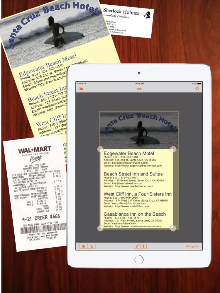 تصاویر Photo OCR - convert image to text documents iPad 