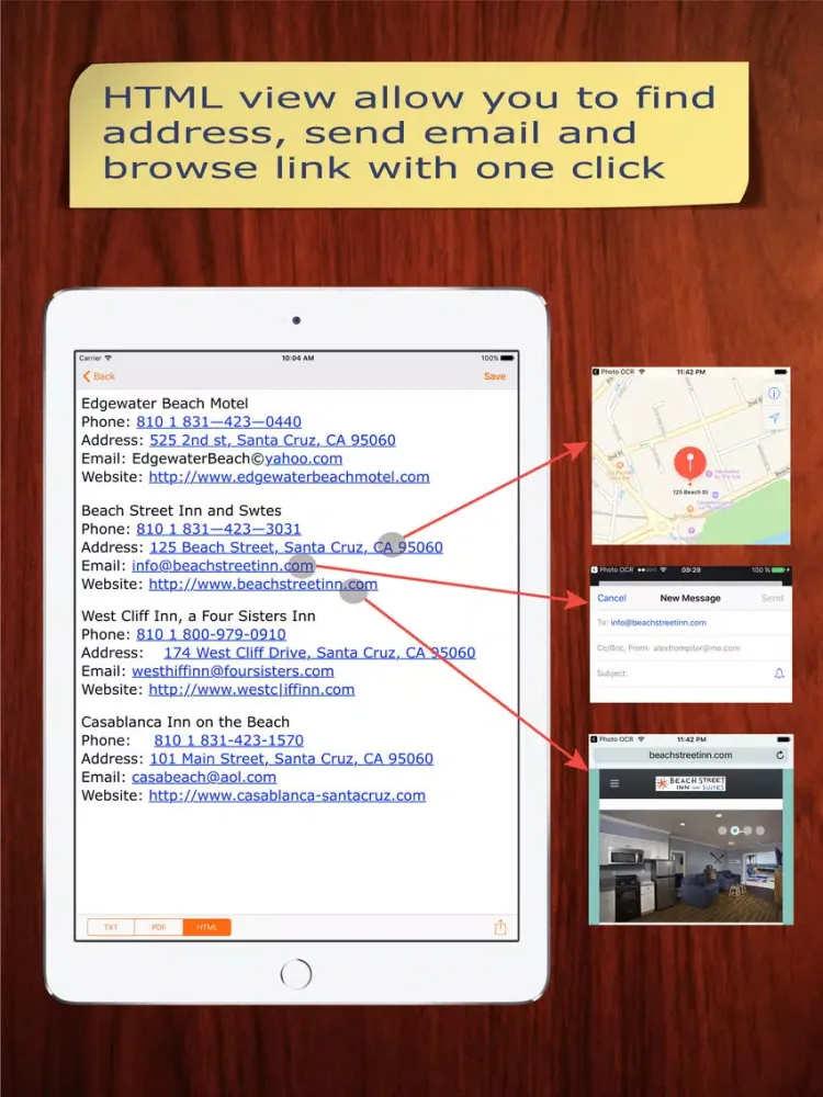 تصاویر Photo OCR - convert image to text documents iPad 