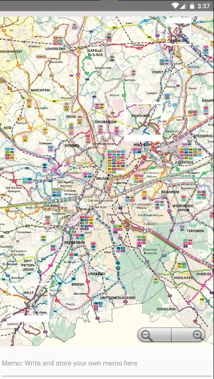 Brussels Metro Bus Map Offline سکرین شاٹس