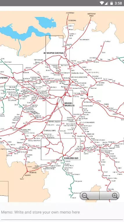 Brussels Metro Bus Map Offline سکرین شاٹس