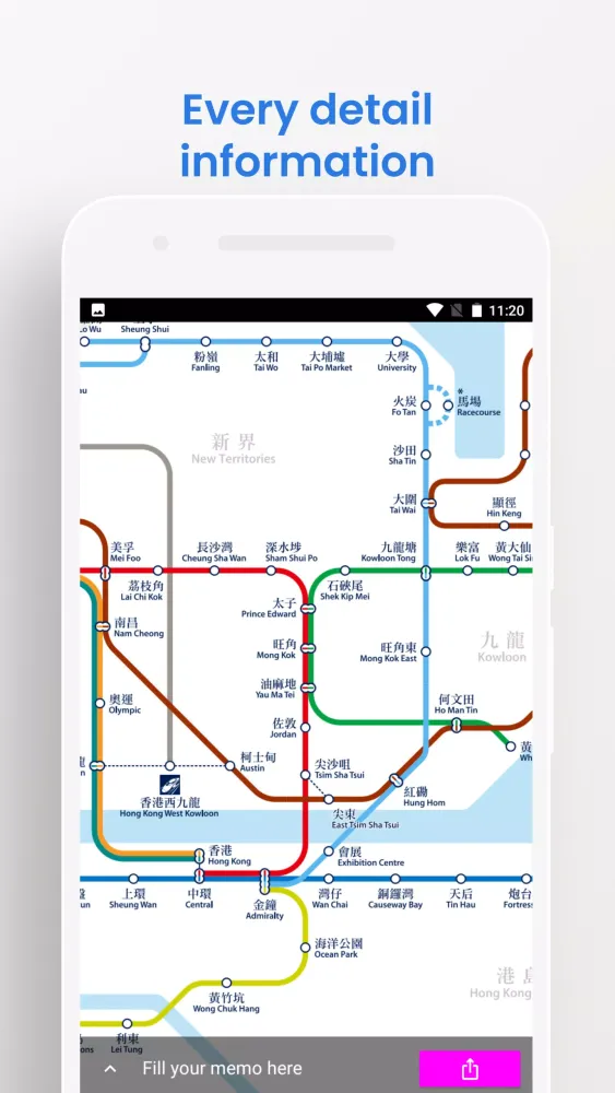 Capturas de pantalla de Hongkong MTR And Travel Guide