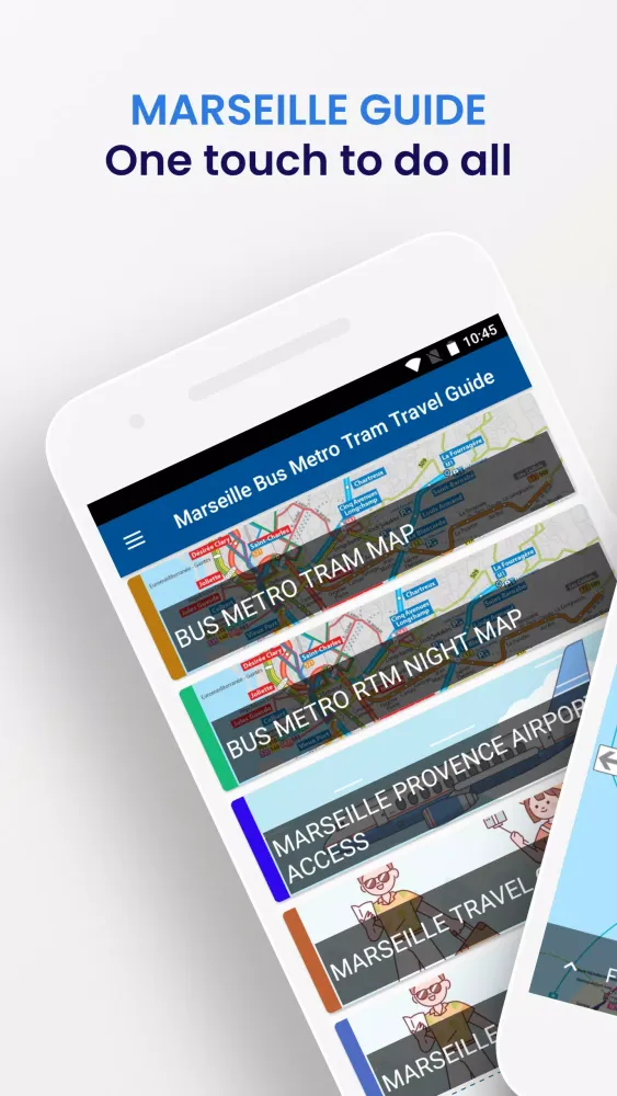 Marseille Bus Metro Tram Guide Screenshots