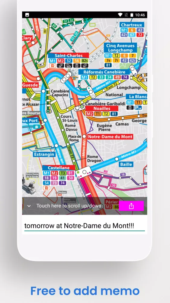 Marseille Bus Metro Tram Guide Screenshots
