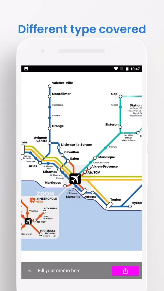 Marseille Bus Metro Tram Guide Screenshots