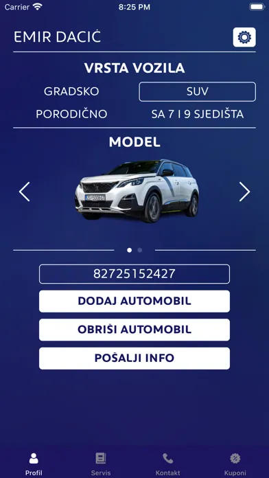 Peugeot AC Blok Ekran Görüntüleri