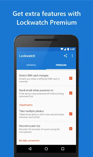 ภาพหน้าจอของ Lockwatch - Thief Catcher