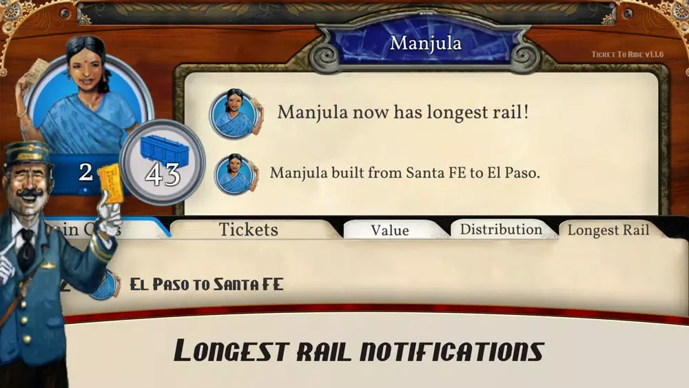 Captures d'écran de Ticket To Ride - PlayTable