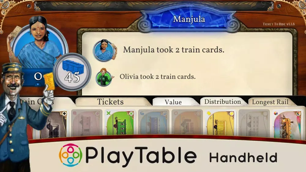 Captures d'écran de Ticket To Ride - PlayTable