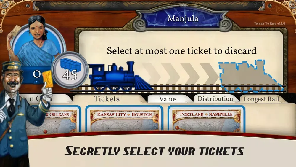 Captures d'écran de Ticket To Ride - PlayTable