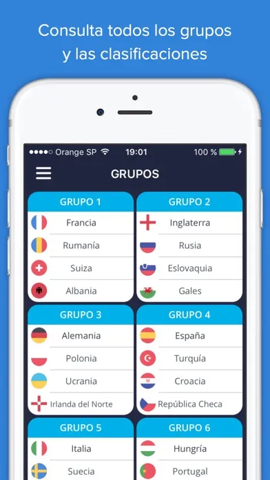 Euro 2016 - Resultados en Directo, Eurocopa Fútbol سکرین شاٹس