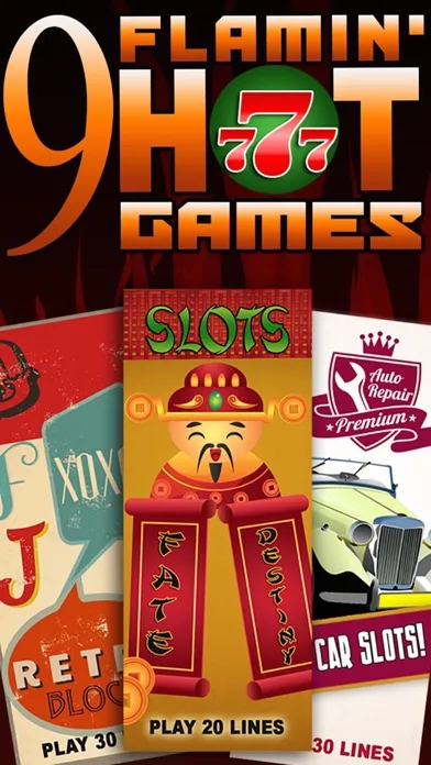 Zrzuty ekranu Flaming Super Hot Slots with Progressive Coins and Fireball - Spinners