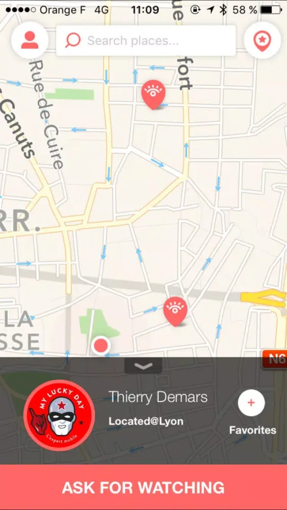 Ảnh chụp màn hình của Vu: share the world live!