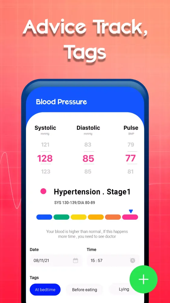 Capturas de pantalla de Blood Pressure
