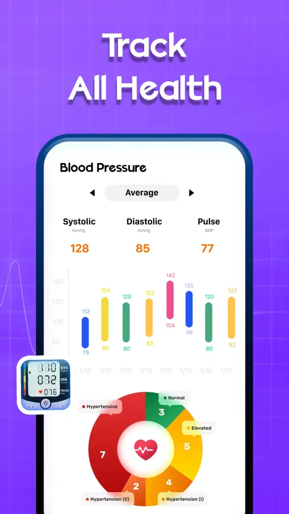 Capturas de pantalla de Blood Pressure