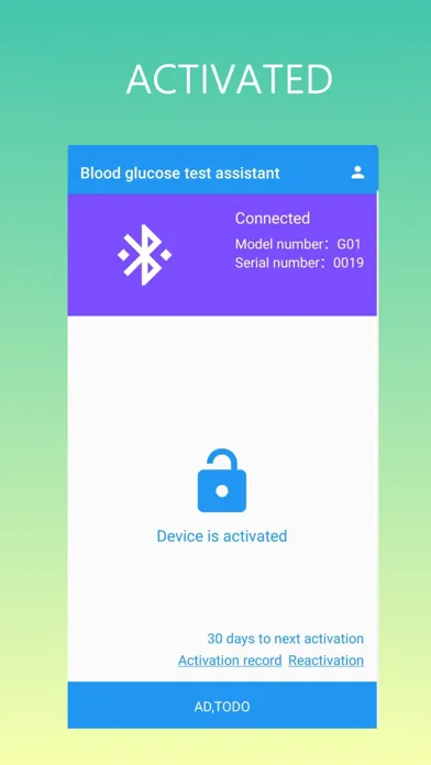 Glucose Test Assistant Screenshots
