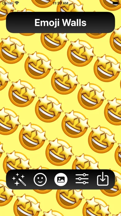 Capturas de tela do Emoji Walls - Wallpaper Maker