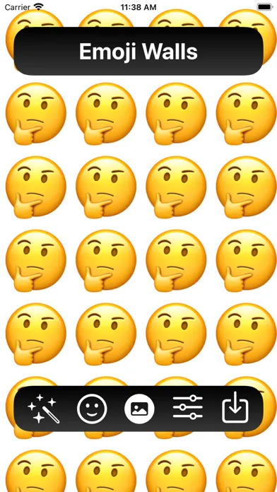 Capturas de tela do Emoji Walls - Wallpaper Maker