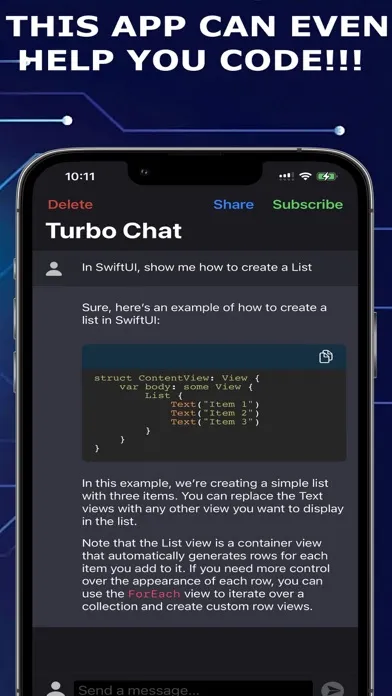 Ảnh chụp màn hình của Turbo Chat Assistant Keyboard