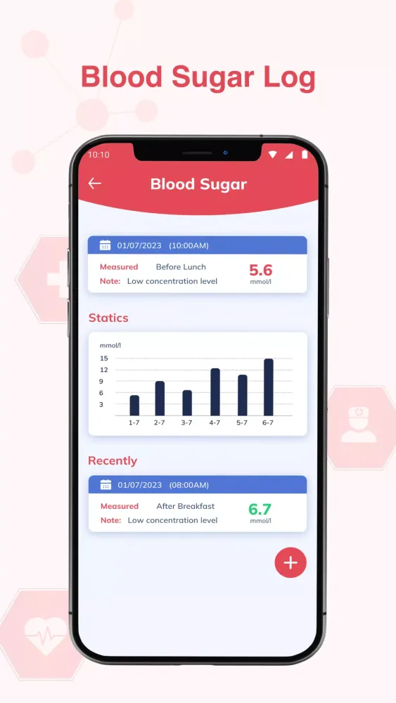Blood Pressure App: Bp Log Screenshots
