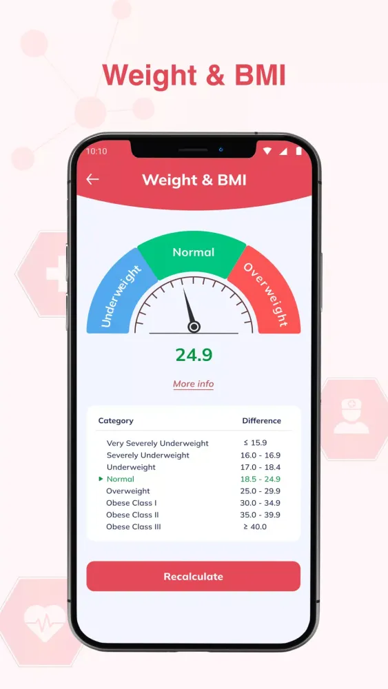 Blood Pressure App: Bp Log Screenshots