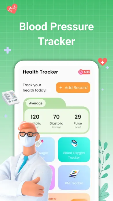 تصاویر Blood Pressure Tracker: BP