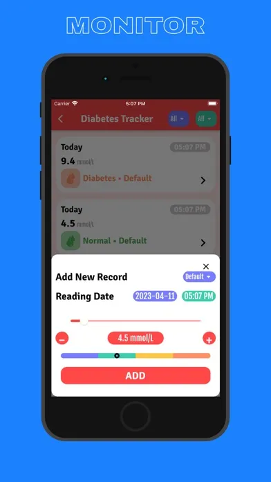 Tangkapan skrin BP Tracker : Blood Sugar App