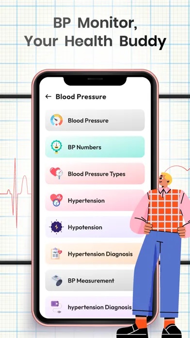 Zrzuty ekranu Blood Pressure: BP Monitor Log