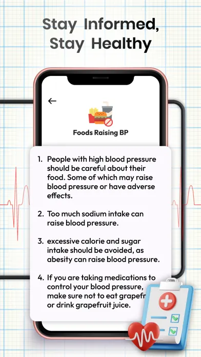 Zrzuty ekranu Blood Pressure: BP Monitor Log