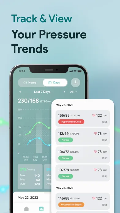 تصاویر Blood Pressure Pro:  Log Diary