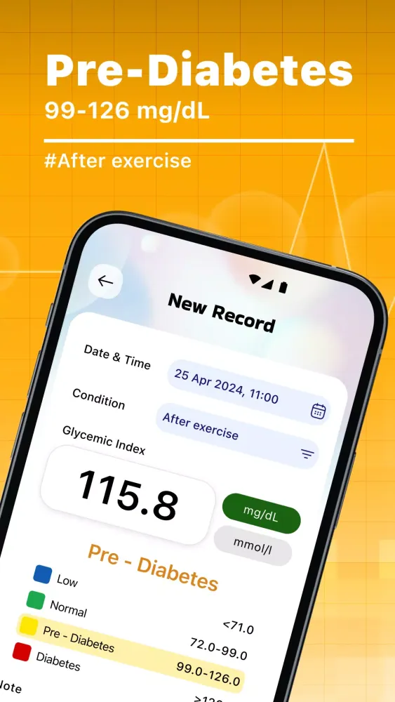 Blood Sugar Tracker - Diabetes Screenshots