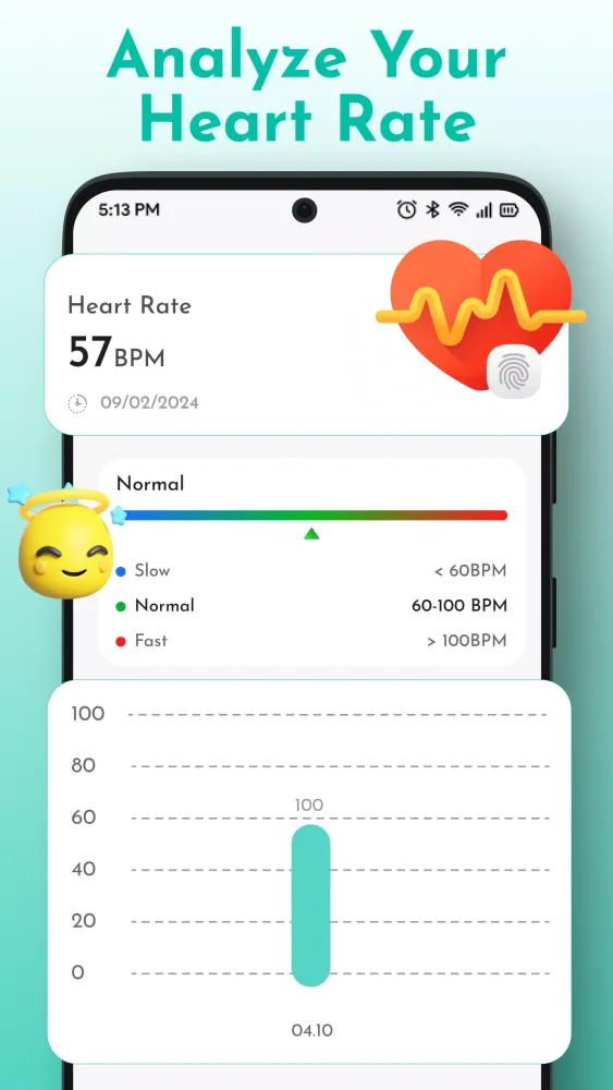 Captures d'écran de Blood Pressure Checker App