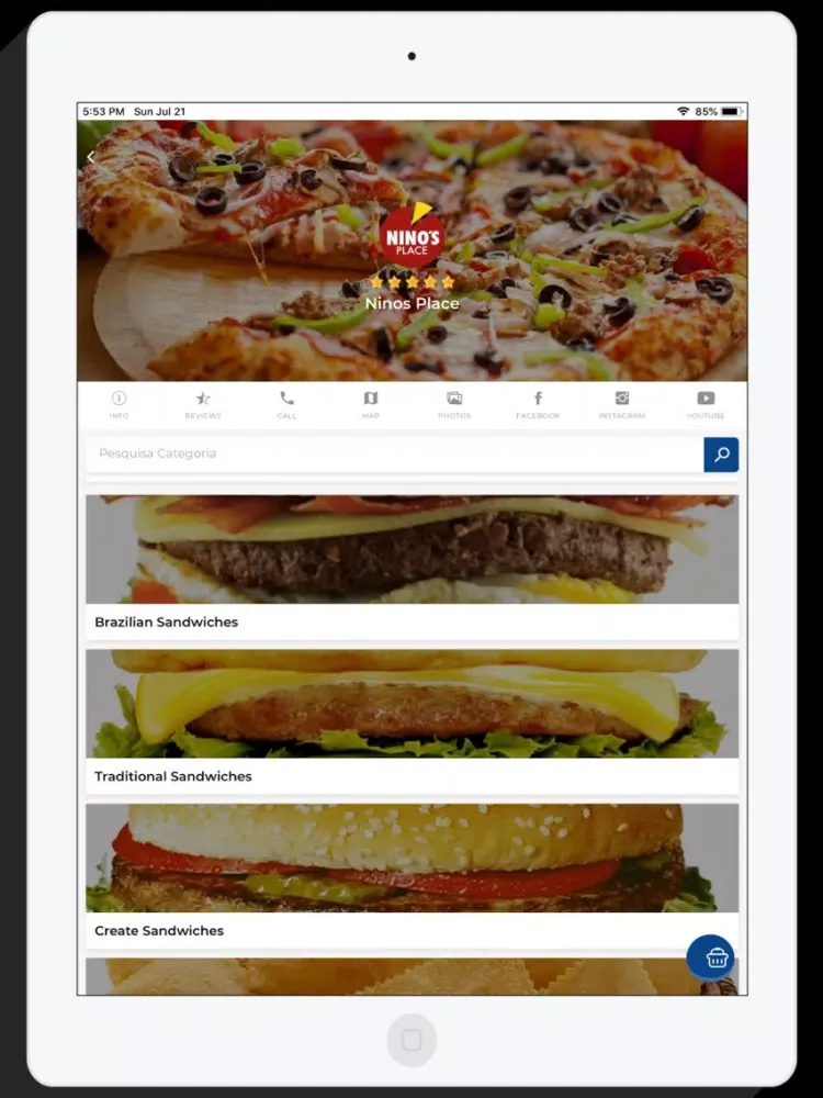 Captures d'écran de BlooEATS iPad 