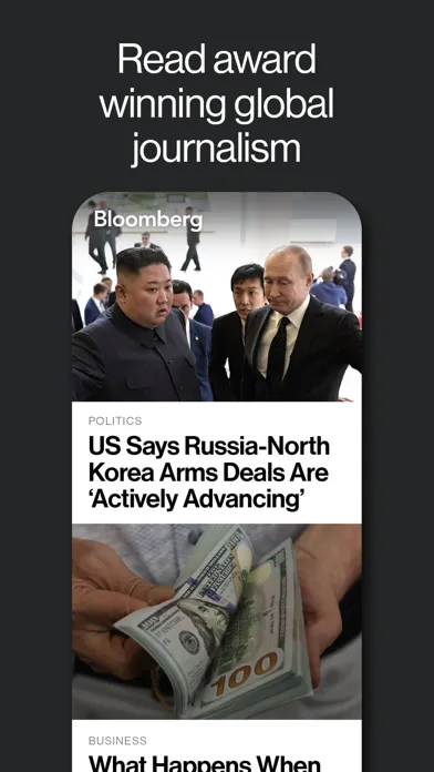 Captures d'écran de Bloomberg: Business News Daily