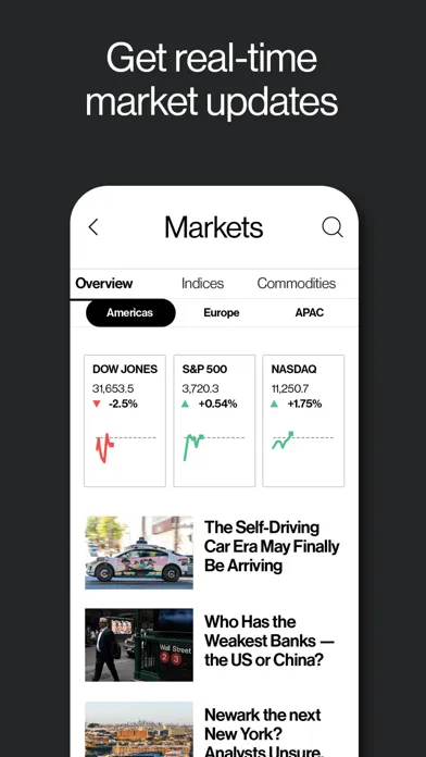Captures d'écran de Bloomberg: Business News Daily