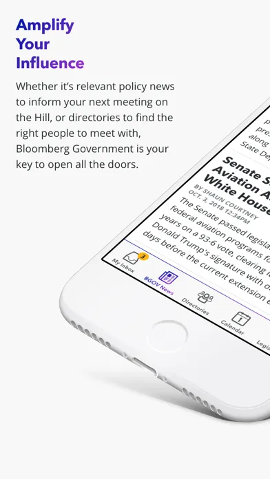 Bloomberg Government Screenshots