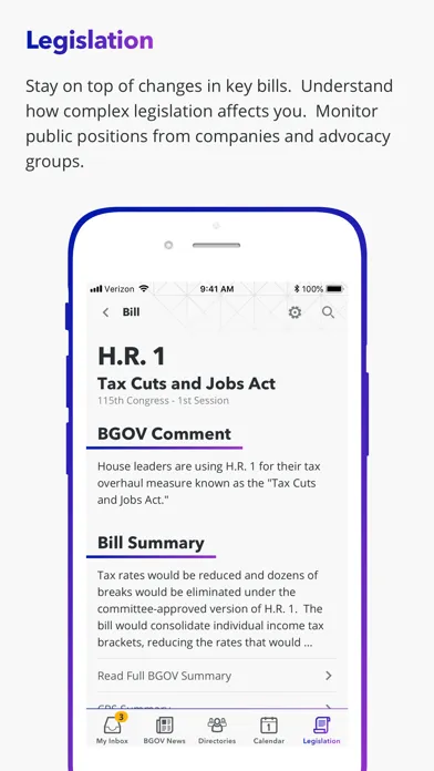 Bloomberg Government Screenshots