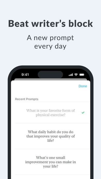 Capturas de pantalla de Day One Journal: Private Diary